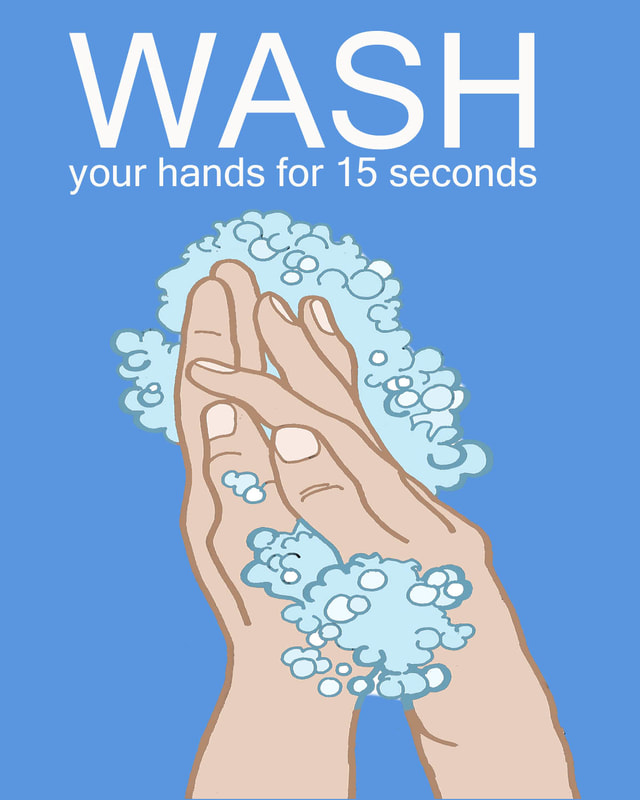 hands scrubbing to kill germs